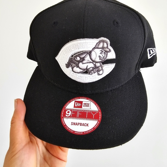 New Era 9Fifty Wool Cincinnati Reds Cooperstown Snapback Hat NWOT OSFA - Picture 6 of 15